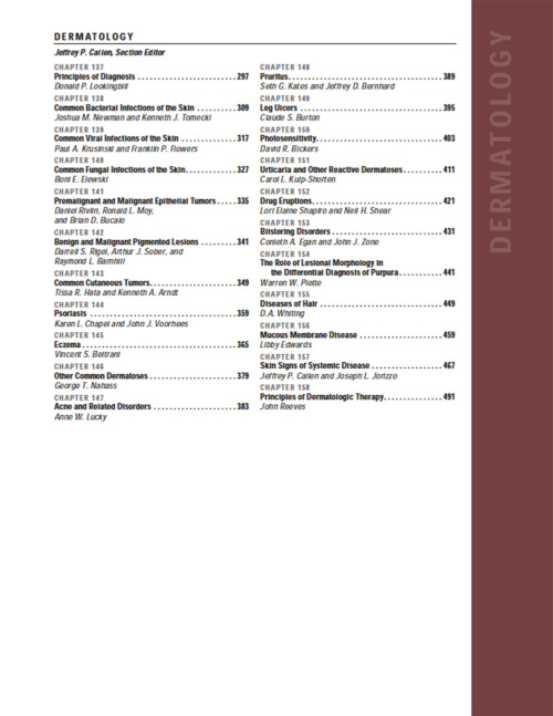 Current Practice of Medicine Dermatology p2 1000x1293