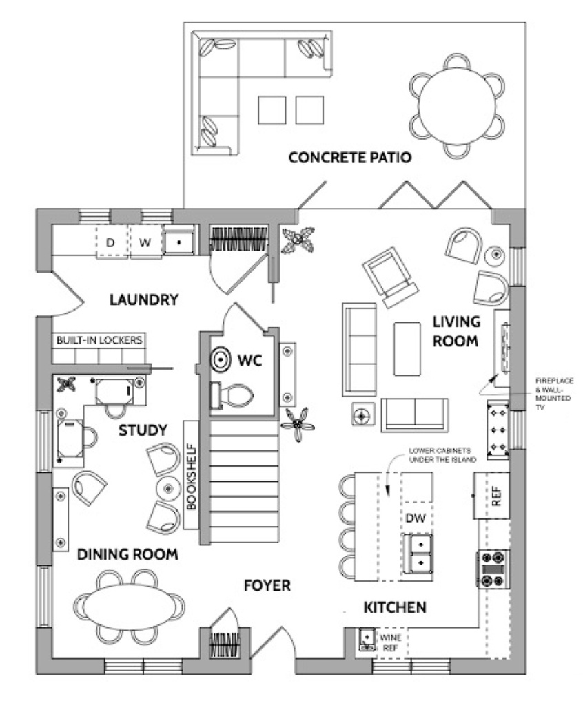 Floor plan close up 1000x1210