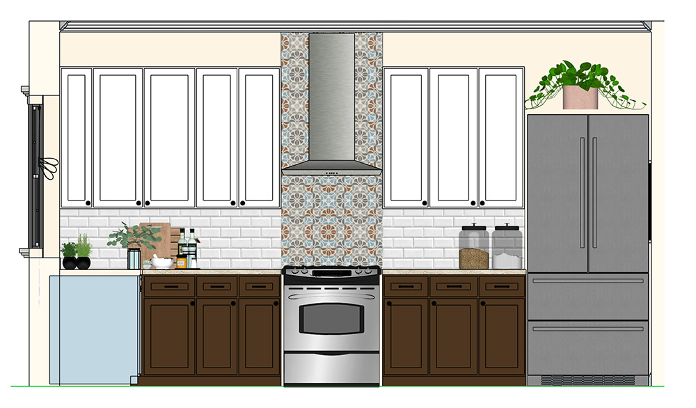 312 Emerson Kitchen Elevation facing East 1000x586