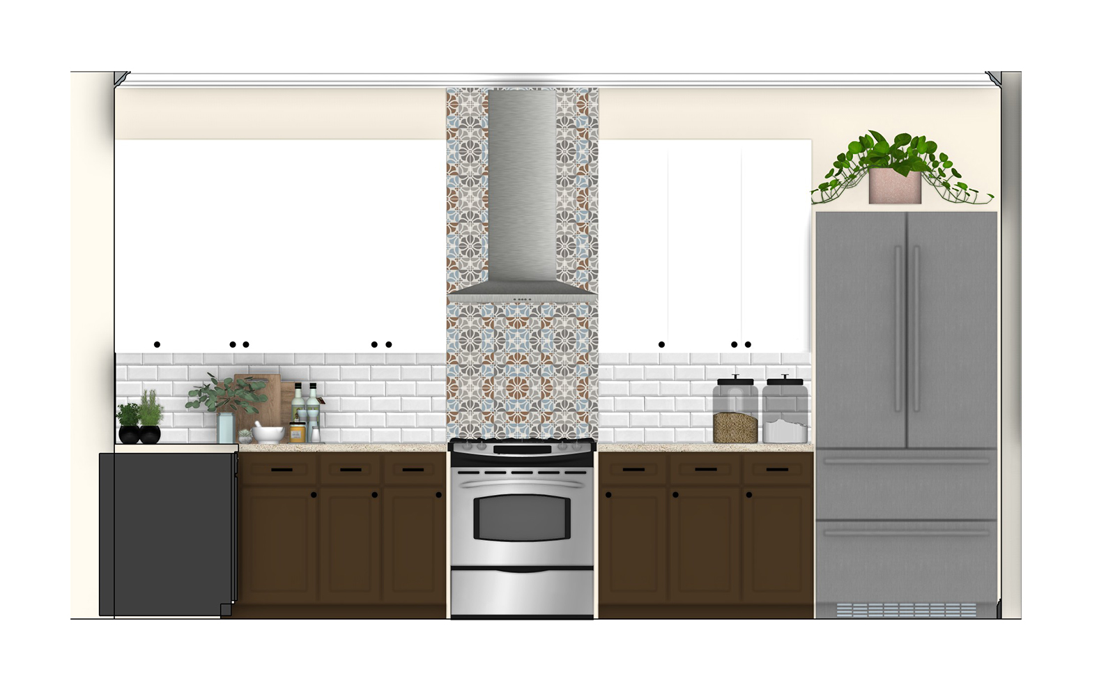 Emerson kitchen facing East