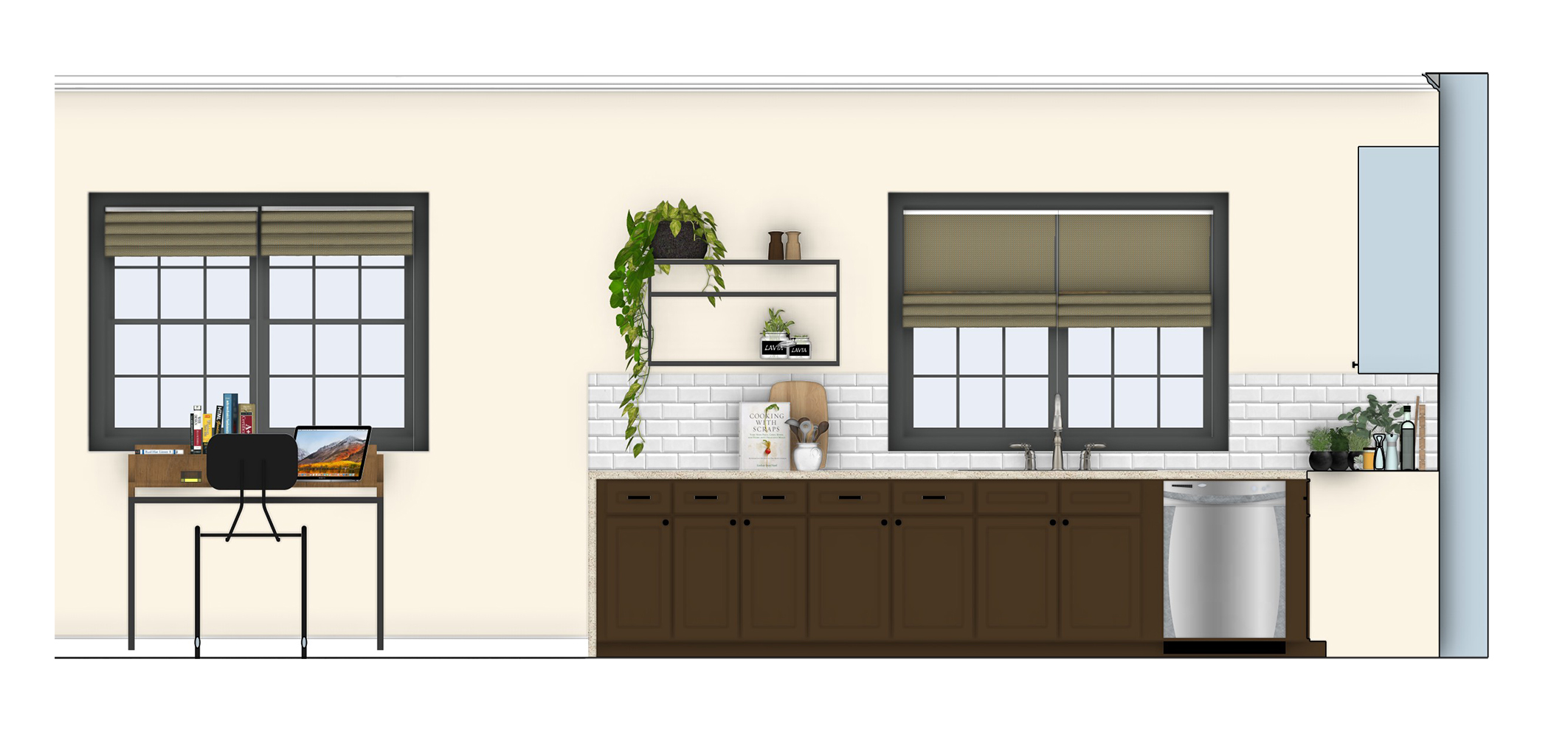 Emerson kitchen facing North