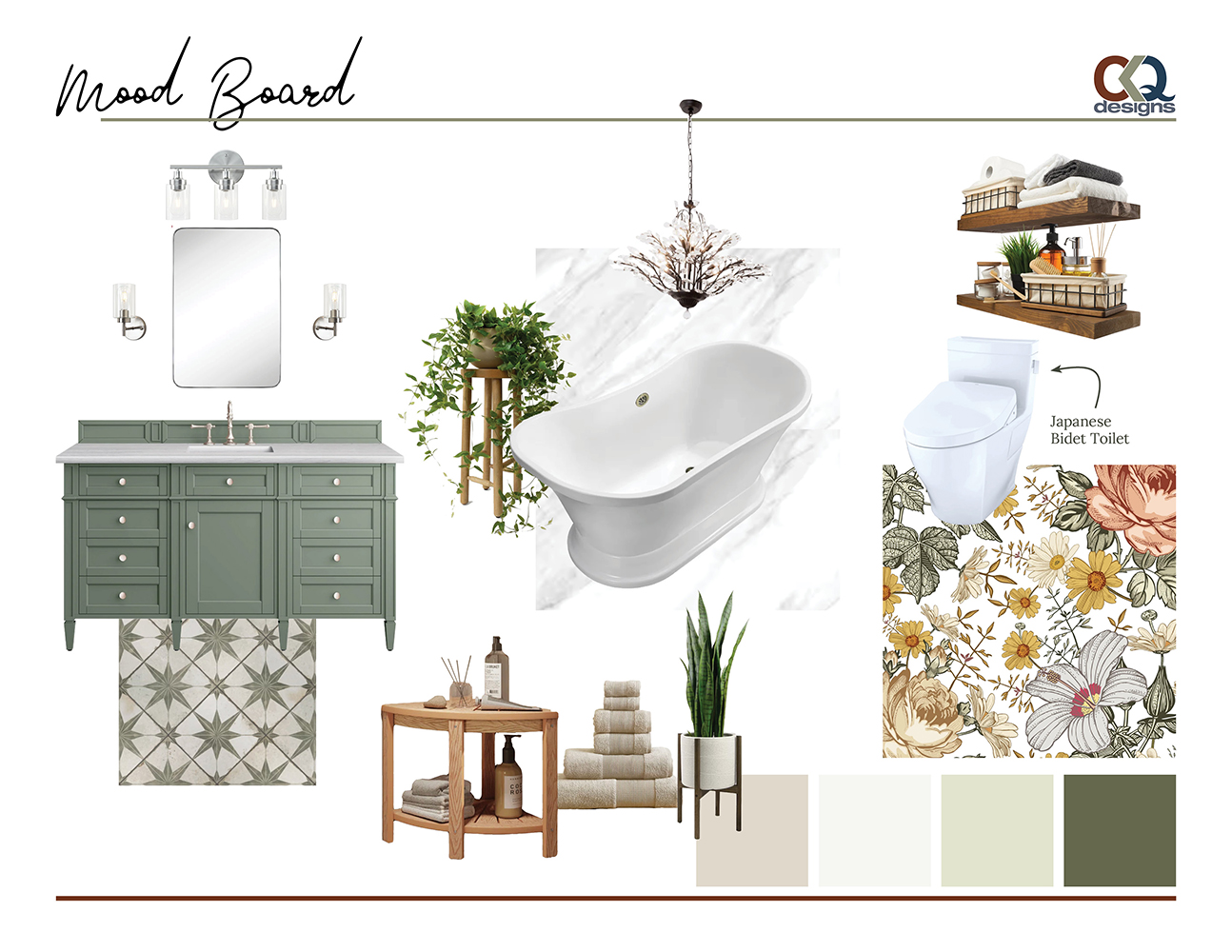 Roman -Terra- Bathroom Mood Board