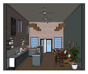 Baby Cake's Bakery facing South