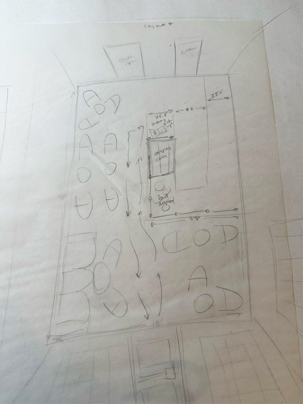 Baby Cake's Bakery concept development sketch 4