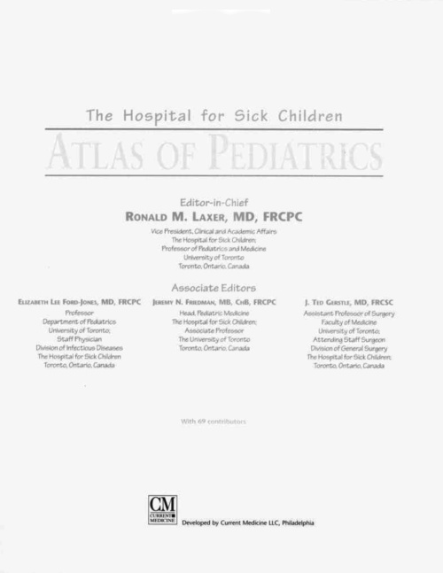 Atlas of Pediatrics Title Page